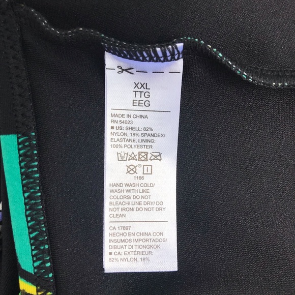 NWT Old Navy Palm Leaf Floral One Piece Swimsuit - Picture 9 of 10